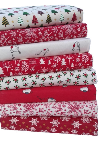 Scandi christmas fabric pce - scandi,