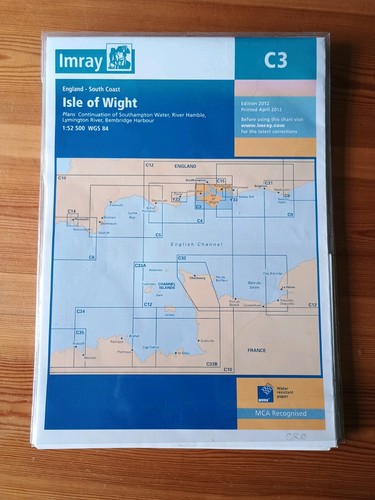 Imray chart isle of wight - isle,