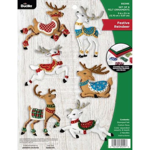 Bucilla felt ornaments - felt,