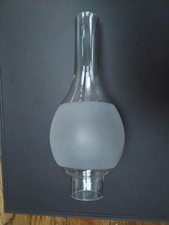 Vintage Oil Lamp Glass Bulge