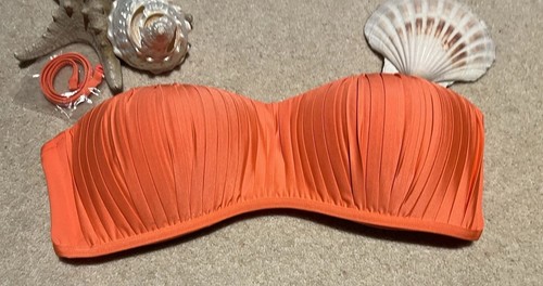Seafolly orange gathered cup - seafolly,