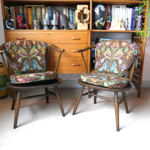 Vintage pair ercol 541 - vintage, cowhorn