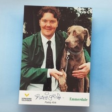 Emmerdale Cast Card C1995 Facsimile Signed Paddy Kirk Actor Dominic Brunt