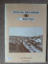 1992 BR RAILWAY TRACK DIAGRAM BOOKLET NO3 WESTERN REGION 2nd edition PAPERBACK