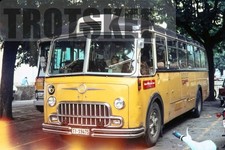 35mm Slide SWITZERLAND PTT Swiss Postal Service Single Decker Bus TI-19475 1983