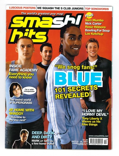 Smash hits teen music magazine - hits,
