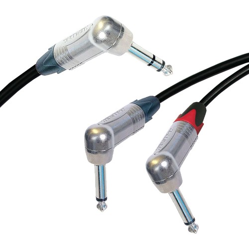 Neutrik stereo angled jack - angled,