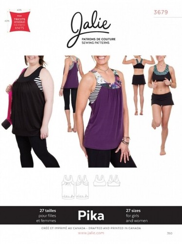 Jalie sewing pattern 3679 pika - jalie,