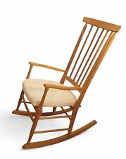SCANDINAVIAN ARMCHAIR ROCKING CHAIR HANS WEGNER STYLE C1950 MID CENTURY RETRO