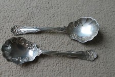 Antique Berry Spoons Silver