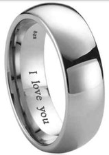 New boxed 7mm unisex titanium - boxed,