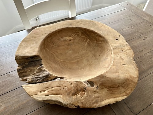 Wooden bowl rustic fruit - wooden,