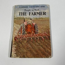 People at Work The Farmer  1963 Early Ladybird Edition Book