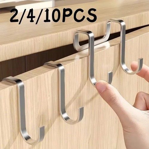 Stainless steel over door hook - over,