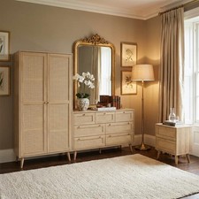 3 Piece Set Manila Oak Rattan