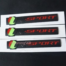 3x Big Black Red Matte R-SPORT