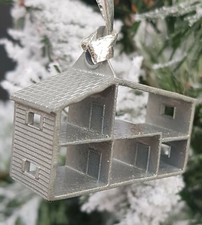 Christmas decoration ,Lundby Gothenburg miniature dolls house.(43x16x25mm)