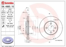 2x New Brake Disc for