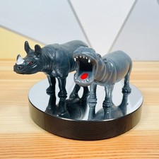 AAA ELC Rhino and hippo Animal Figure Toy Model  Vintage
