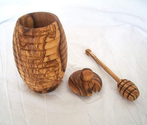 Honey pot with - honey,