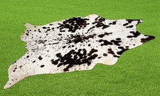 100% Genuine Cow hide Rug Area Carpet Skin Leather 18.75 sq.feet (54"x50") A 87