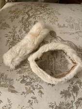 Vintage 1950s Real Fur Cuffs for Coat/Jacket