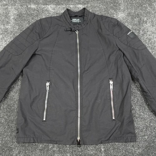 Replay bomber jacket black - replay,