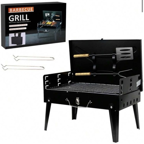 Portable folding charcoal - portable,