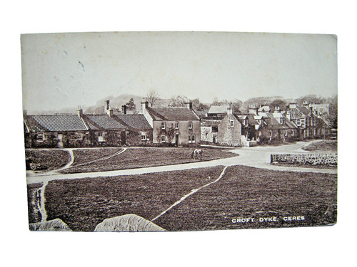 Postcard croft dyke - croft, ceres