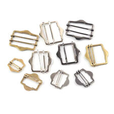 Metal Sliding Bar Adjuster Buckles Webbing Slide Buckle 19mm 25mm 30mm 35mm 40mm