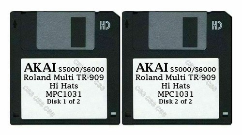 Akai s5000 s6000 set of - set,
