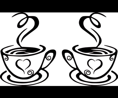 Coffee cups kitchen - 6”,
