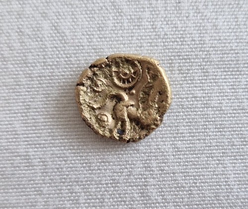 Celtic belgae quarter - celtic,, quarter-stater