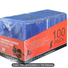 100 Toploaders + 100 Sleeves