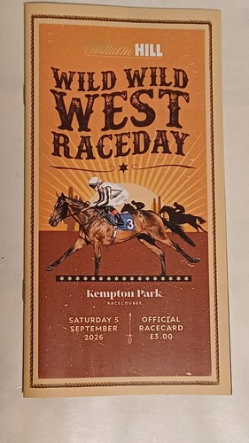 Kempton race card 26 2026 - kempton, 5/9/26