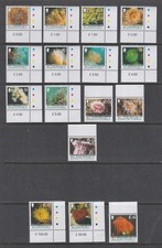 Alderney 2006 Mint MNH Definitive 16 values Marine Life Anemone Coral Strawberry