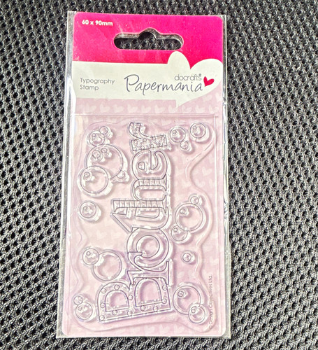 Docrafts papermania typography - papermania,