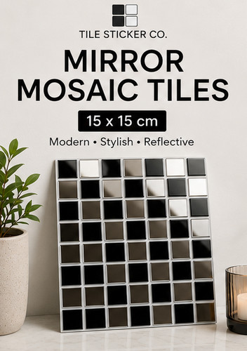 15x15cm mirror mosaic - mosaic, tiles