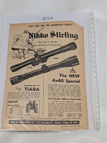 Nikko stirling tiara scopes - scopes, ad