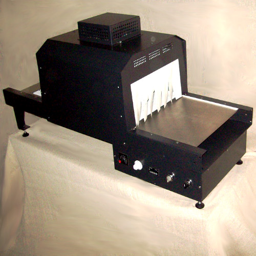 Bench mounted shrink - bench, wrapping