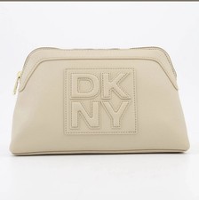 DKNY beauty pouch in toffee