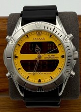 Vintage Pulsar Yellow Analog