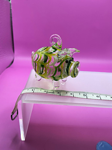 Hand blown art glass hangable - glass,