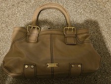 Hidesign Beige Leather Handbag