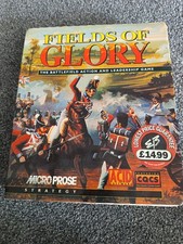 'Rare' Fields Of Glory  - Commodore Amiga game (MicroProse) Complete