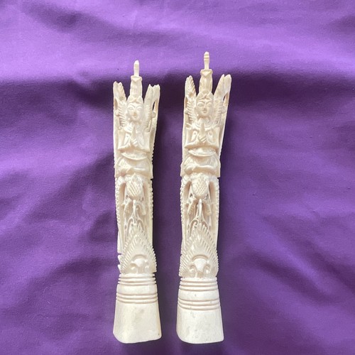 Hand carved bone dragon - hand,