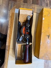 Stanley 803 Twin Pinion Egg Beater Style Hand Drill in original box