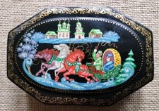 Russian Lacquer Handpainted