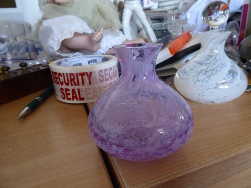 Collectors pink art glass - collectors,