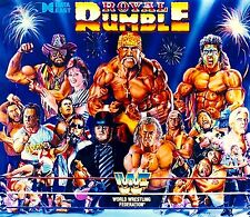Data East WWF ROYAL RUMBLE Pinball Cabinet Light Mod BLUE